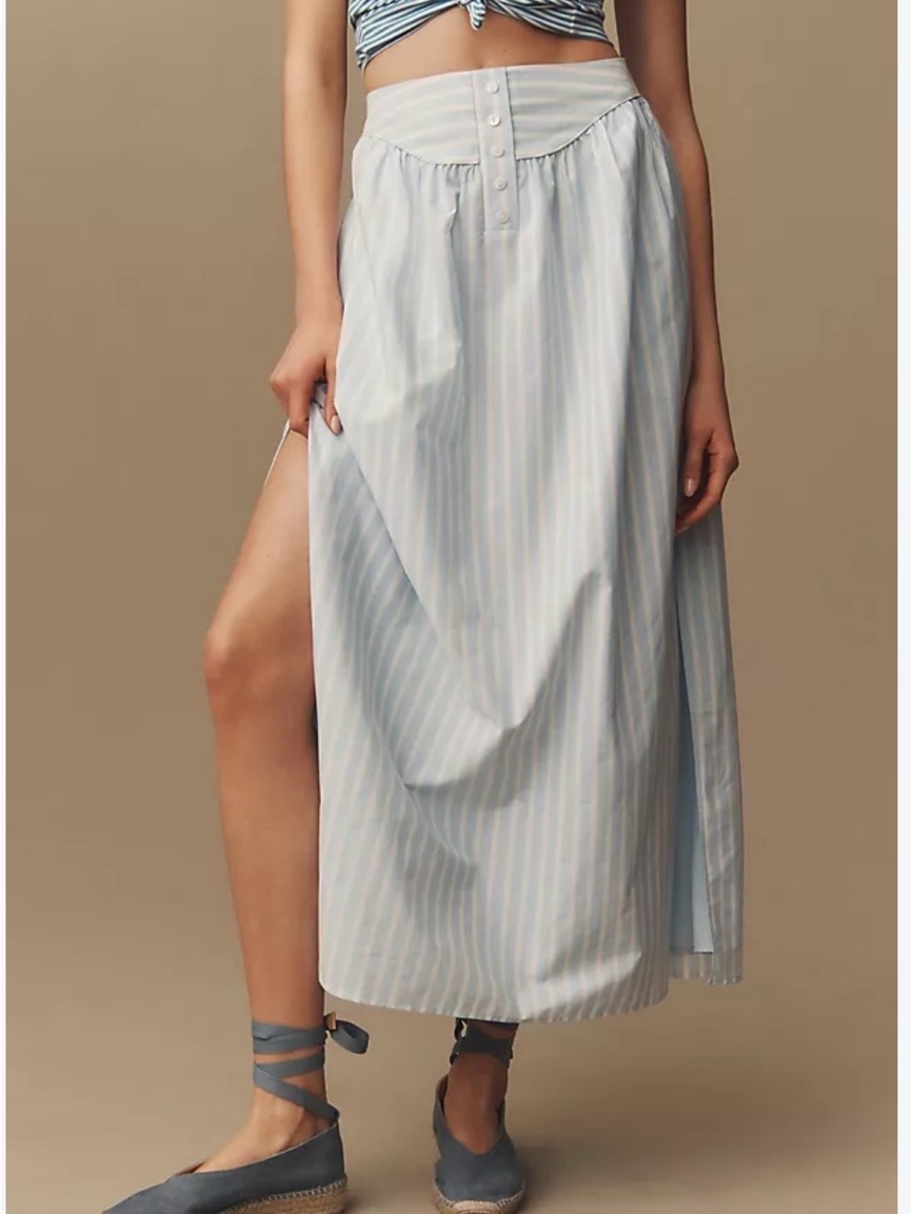 Mare Mare Drop Waist Maxi Skirt